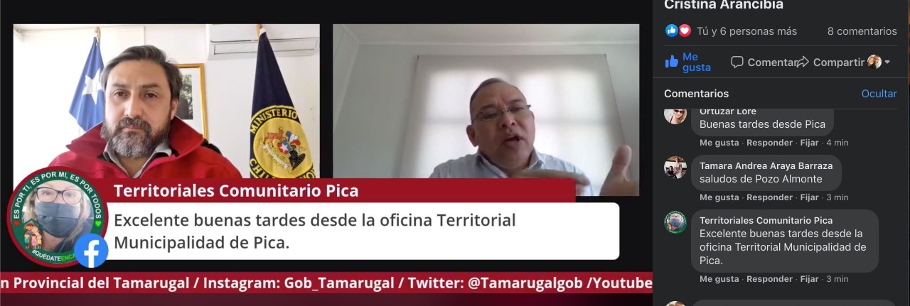 Gobernación del Tamarugal comenzó ciclo de difusión por Streaming