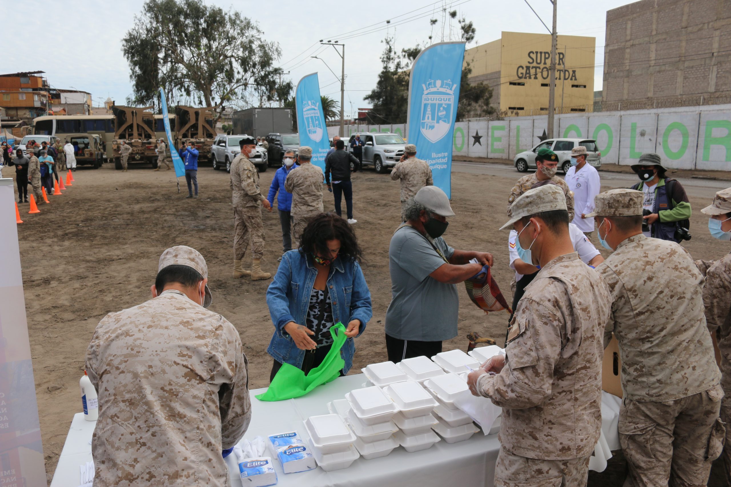 Comunidad del sector norte de Iquique valora acción conjunta de IMI y Ejército en “Operación Suyaña