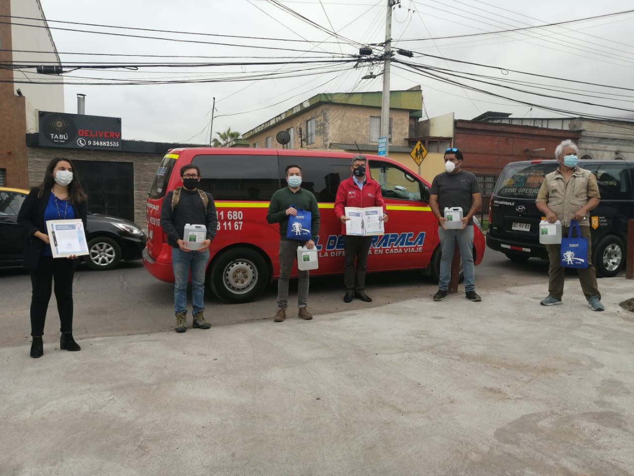 Autoridades verifican aplicación de protocolos sanitarios en el transporte turístico