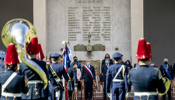 Presidente Piñera encabezó ceremonia en conmemoración de las Glorias del Ejército de Chile