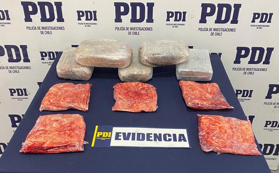 Detectives detuvieron a un hombre que intentó transportar droga por aeropuerto