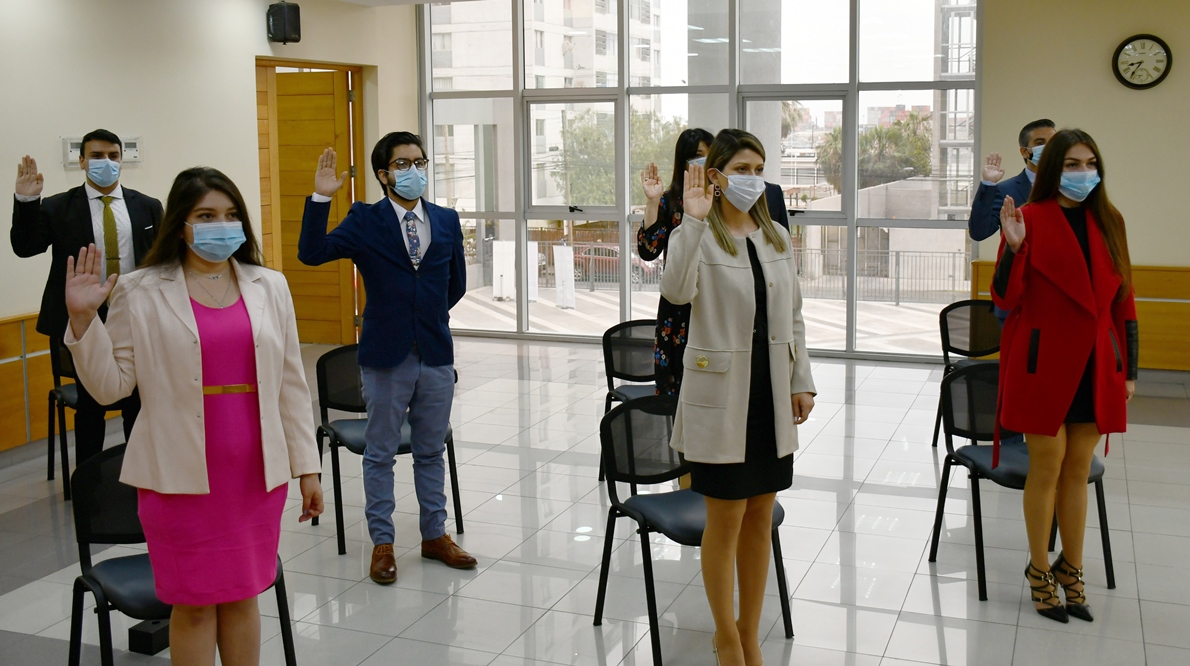 Nuevos abogados prestaron juramento desde la Corte de Apelaciones de Iquique