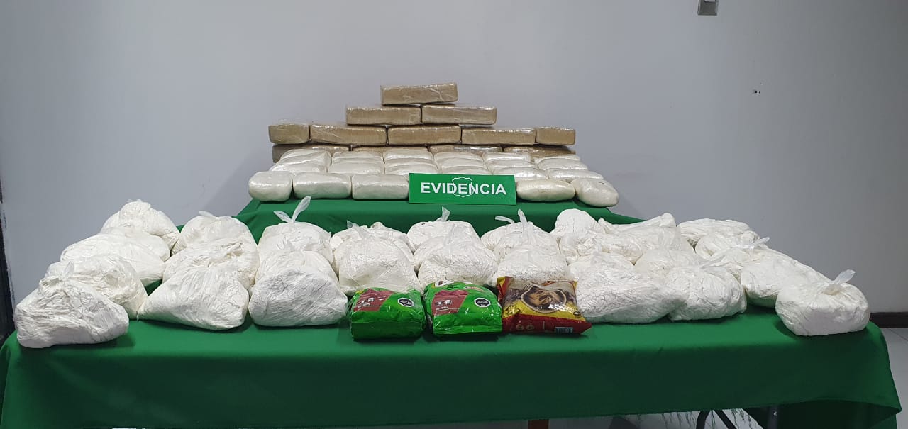 Detenido portaba 75 kilos de drogas cerca de Pachica