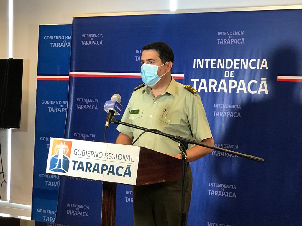 Balance entregado por el jefe de la Primera Zona de Carabineros Tarapacá tras las manifestaciones a un año del “18 O”