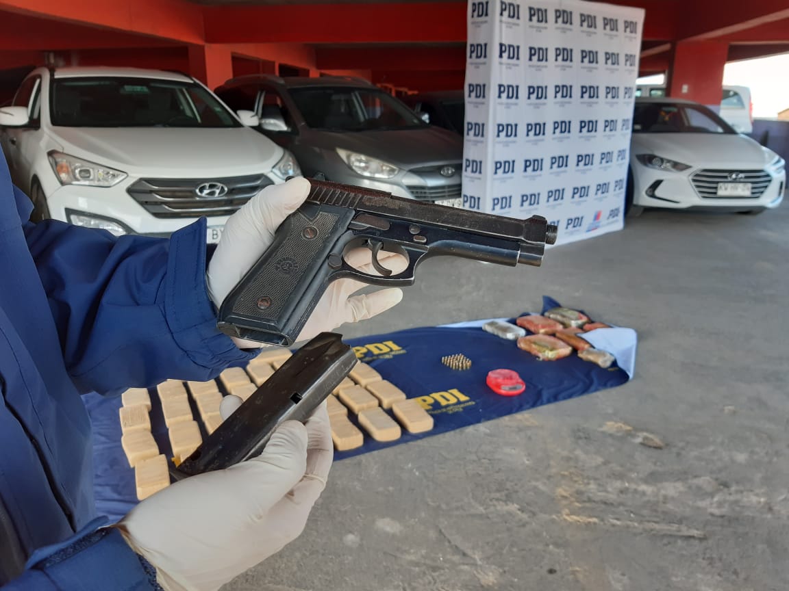 En prisión preventiva 3 imputados por tráfico de 41 kilos de drogas y porte de armas