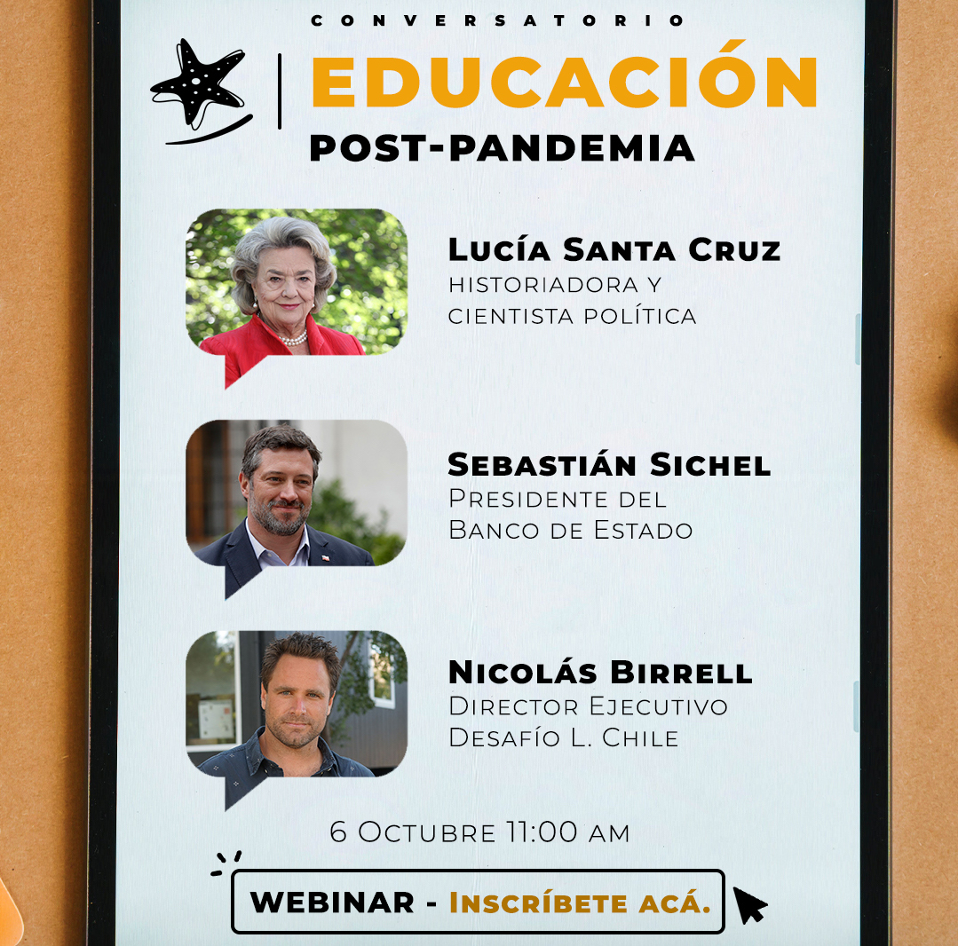 Conversatorio online invita a conocer los desafíos de la educación post pandemia