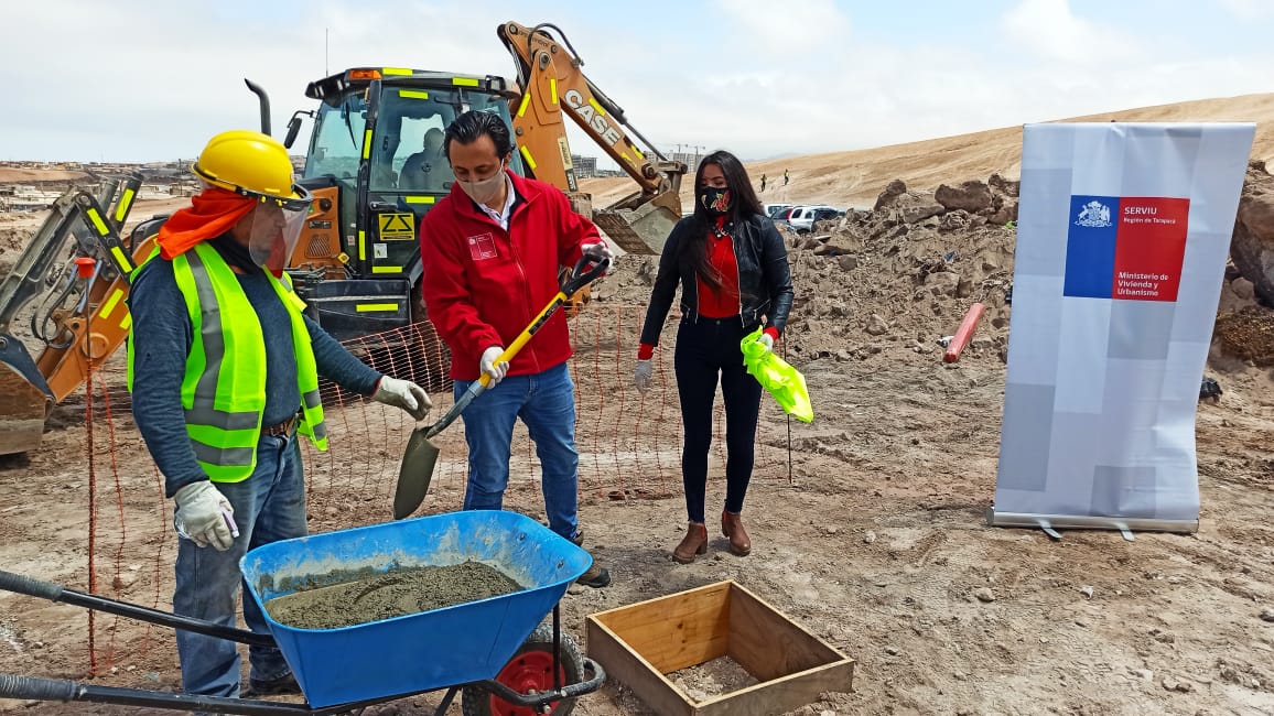 MINVU inicia construcción de 160 viviendas en sector La Pampa de Alto Hospicio