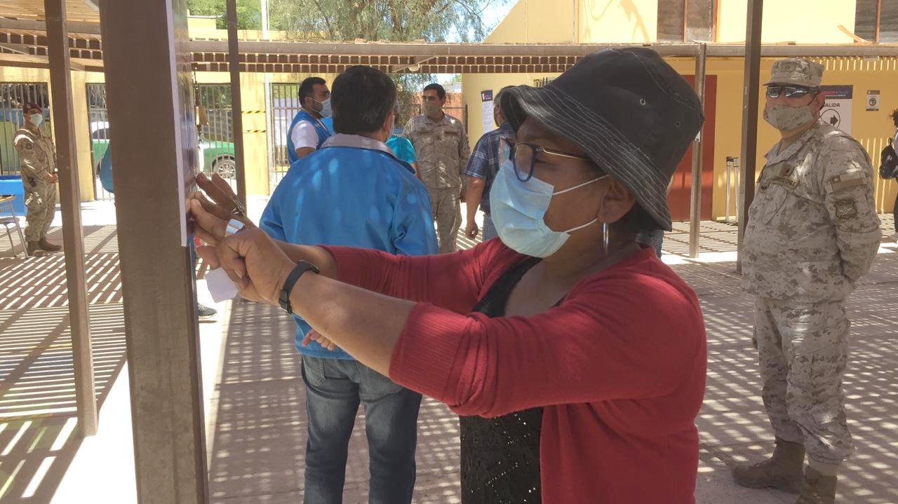 En Pozo Almonte realizaron recorrido a establecimientos de votación