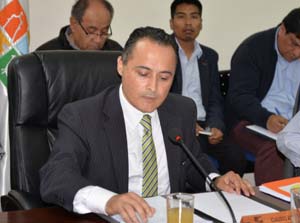 Presidente del Core reiteró  petición de fondos para auditoría externa del Gobierno Regional