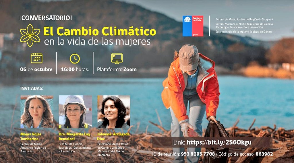 Conversatorio: “El Cambio Climático en la vida de la mujer” en la región de Tarapacá
