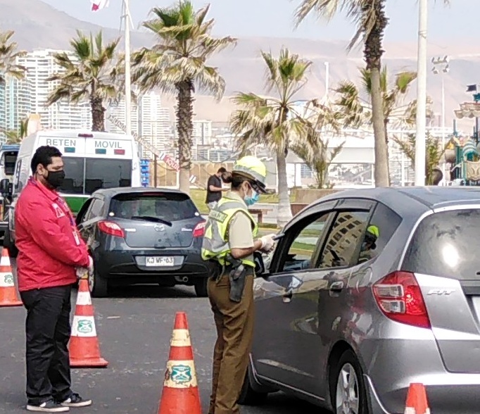 SENDA y Carabineros desarrollan 222 controles Tolerancia Cero durante fin de semana largo