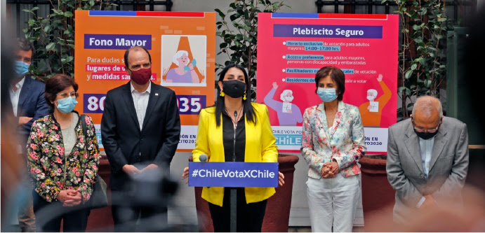 Ministra Rubilar anuncia que personas mayores residentes de Establecimientos de Larga Estadía podrán votar durante el plebiscito