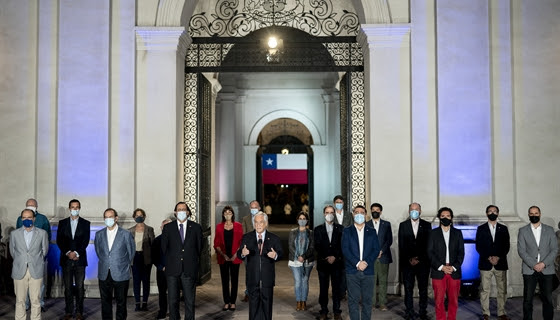 Presidente Piñera realiza declaración tras Plebiscito Nacional