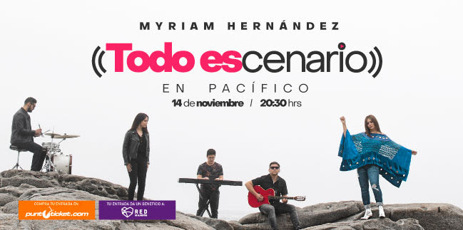 Myriam Hernández sorprende con ((Todo Escenario)) por streaming a orillas del Pacífico