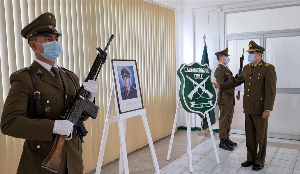 Carabineros rindió homenaje a mártir institucional Hernán Merino Correa