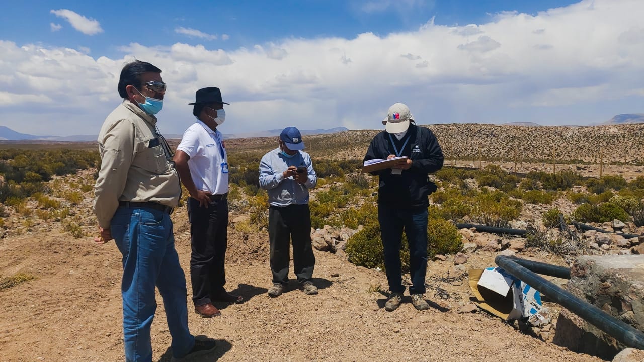 La Subdirección Norte de CONADI verificó en terreno avances de los proyectos UMA en la comuna de Colchane