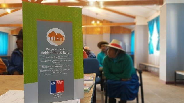 MINVU: Llamado para postular a subsidio de mejoramiento de viviendas y entornos rurales en Tarapacá