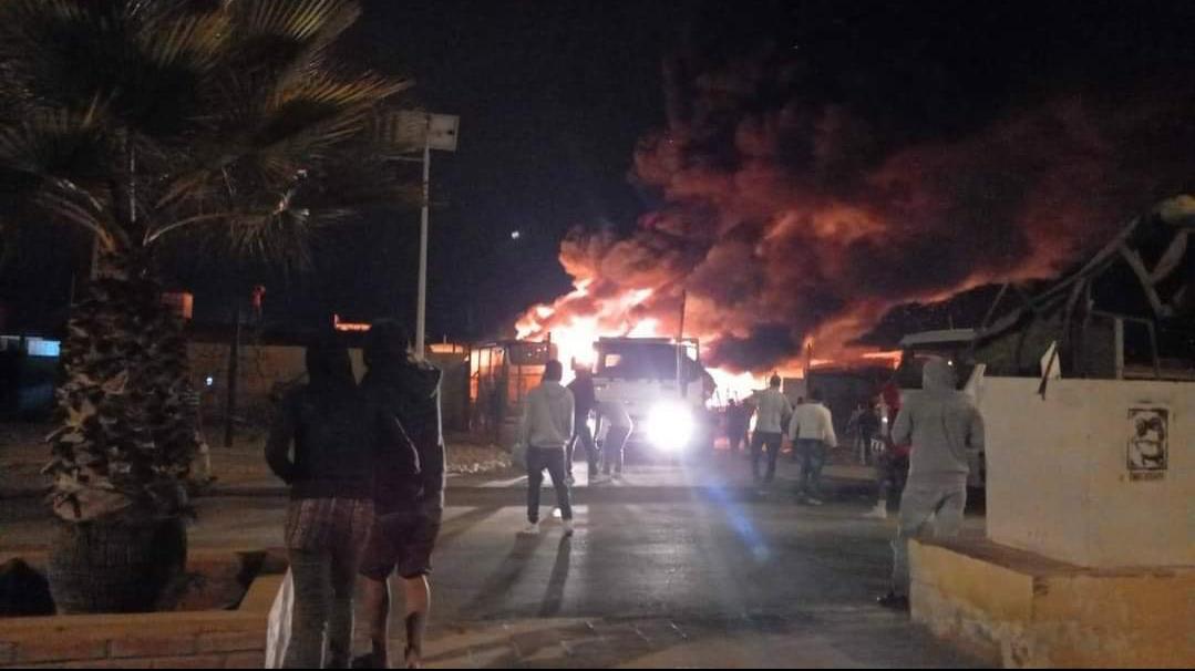 Incendio quemó 12 buses en comuna de Mejillones