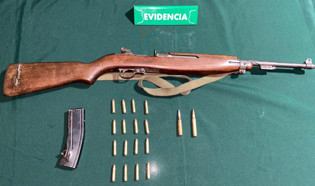 Carabineros detiene a infractor de la Ley de Control de Armas