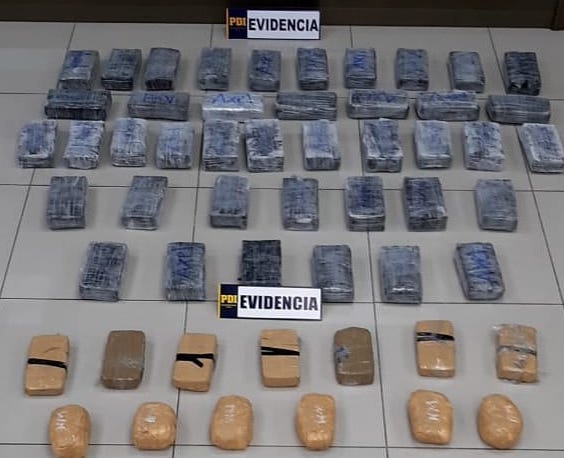Detectives de Brianco detuvieron a seis sujetos por tráfico de más de 87 kilos de droga