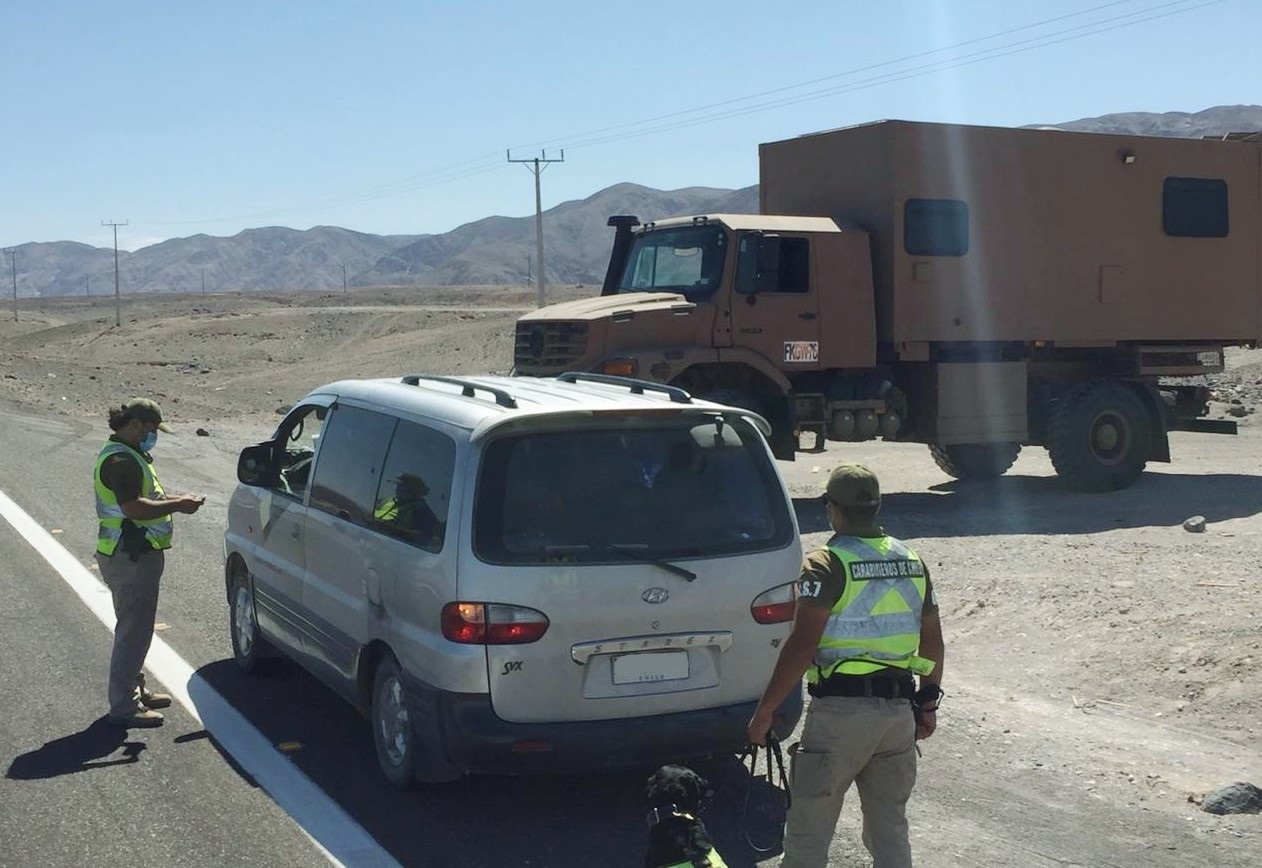 Carabineros de Tarapacá entregó balance de servicios del fin de semana