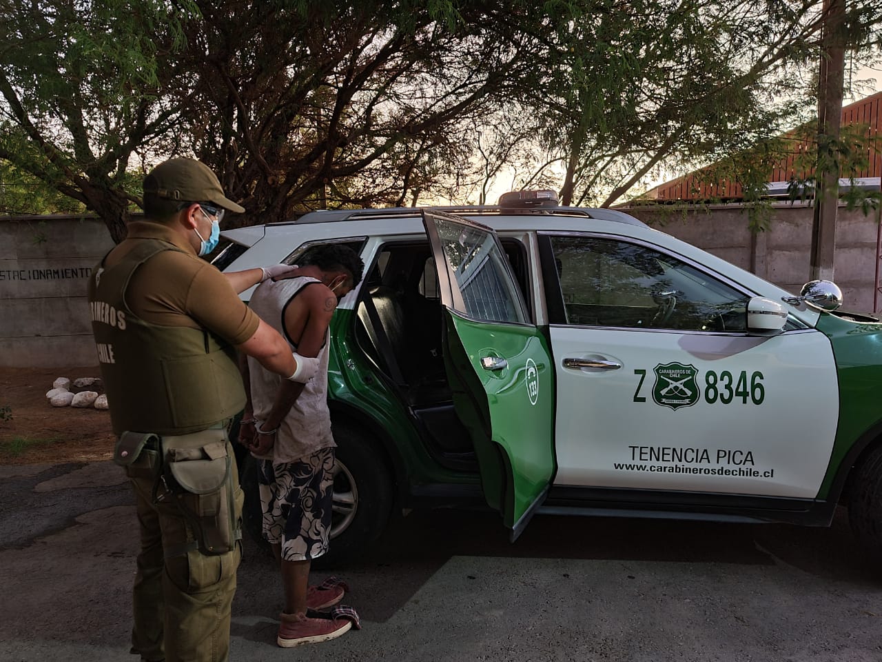 Detenido por Orden de Detención Vigente