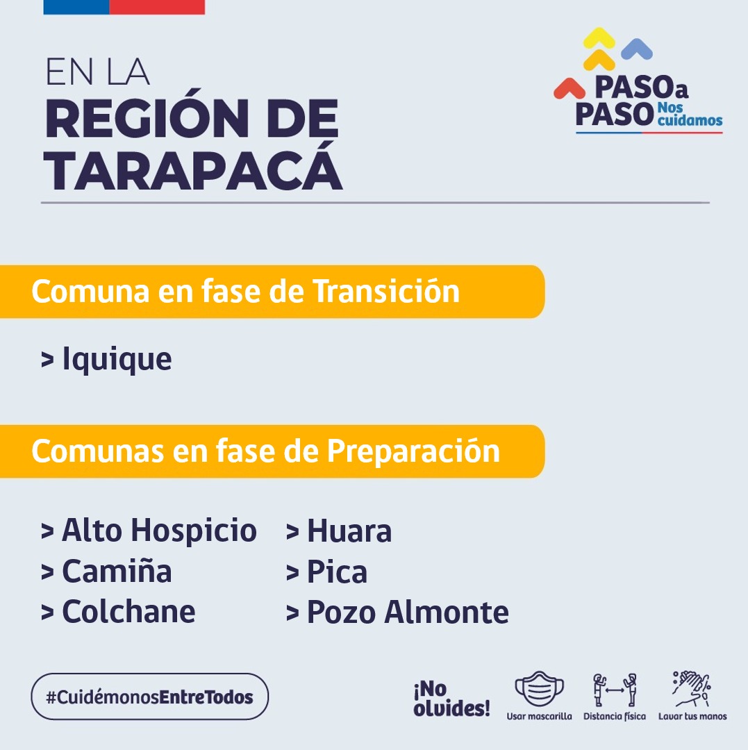 Anuncian avance de Alto Hospicio a etapa de Preparación en Plan Paso a Paso