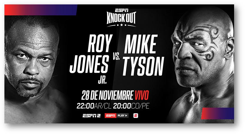 El esperado regreso de Mike Tyson en vivo por ESPN KNOCKOUT