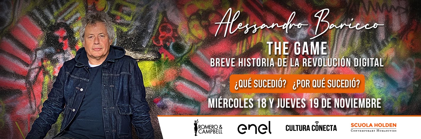 Alessandro Baricco realizará lecciones magistrales online y abrirá conversación en vivo con audiencia