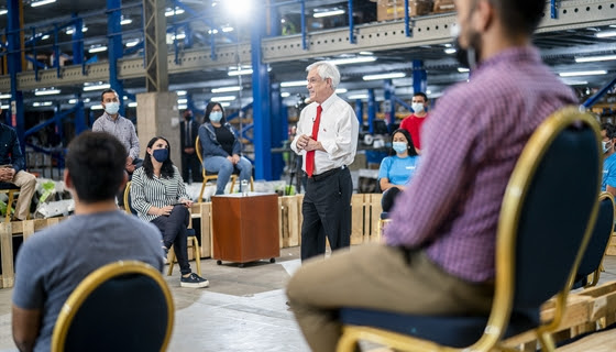Presidente Piñera anuncia entrega de Bono Covid Navidad y destaca cifras de empleo