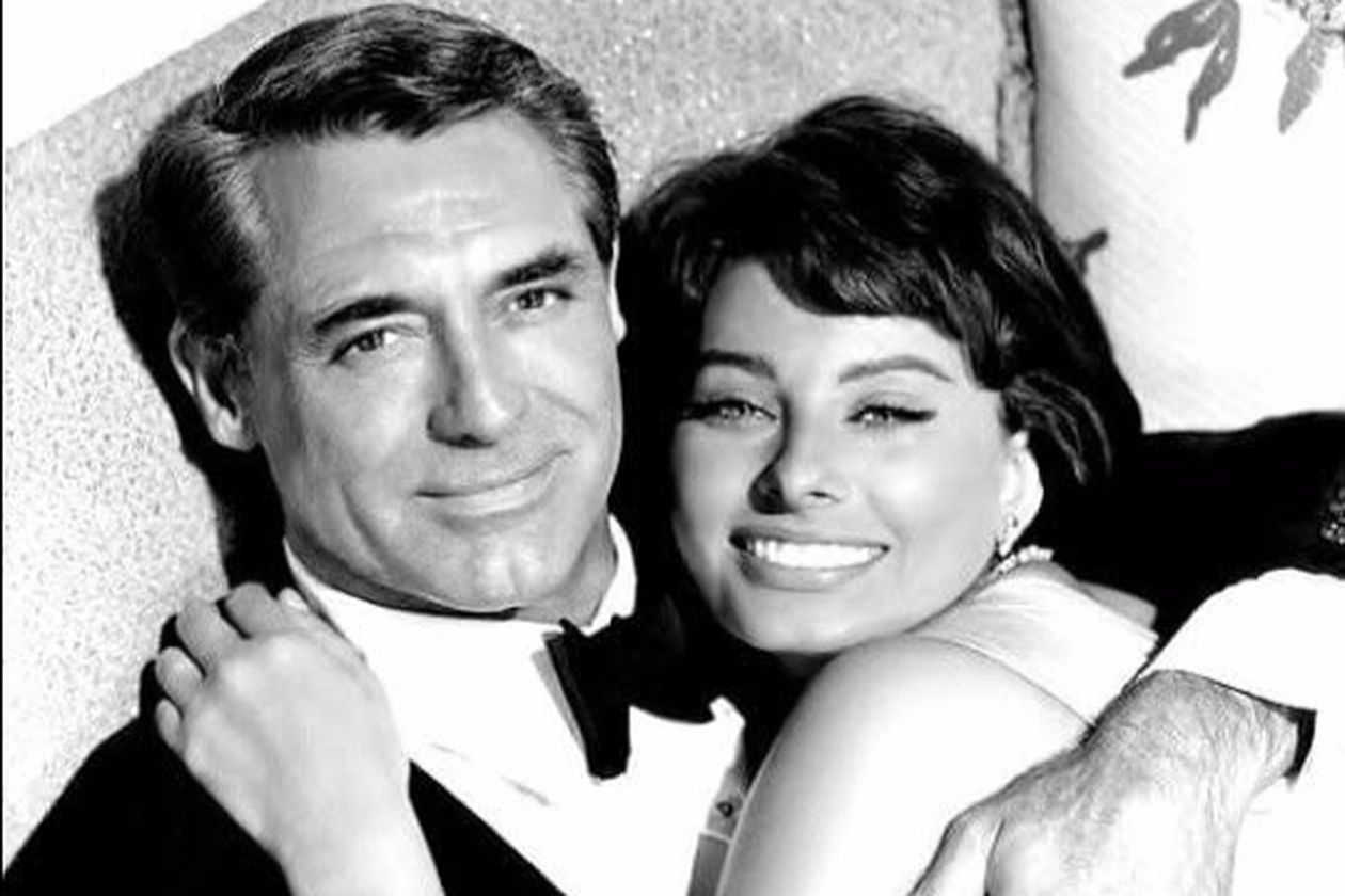 Sofía Loren y Cary Grant