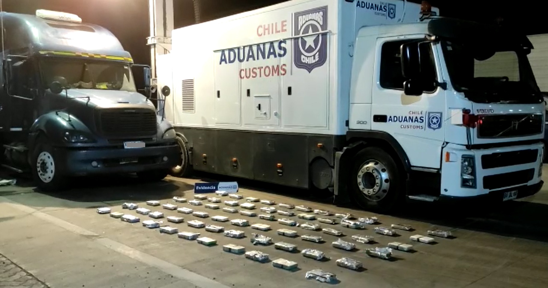 Aduanas intercepta camión con 71 kilos de cocaína en avanzada de Quillagua