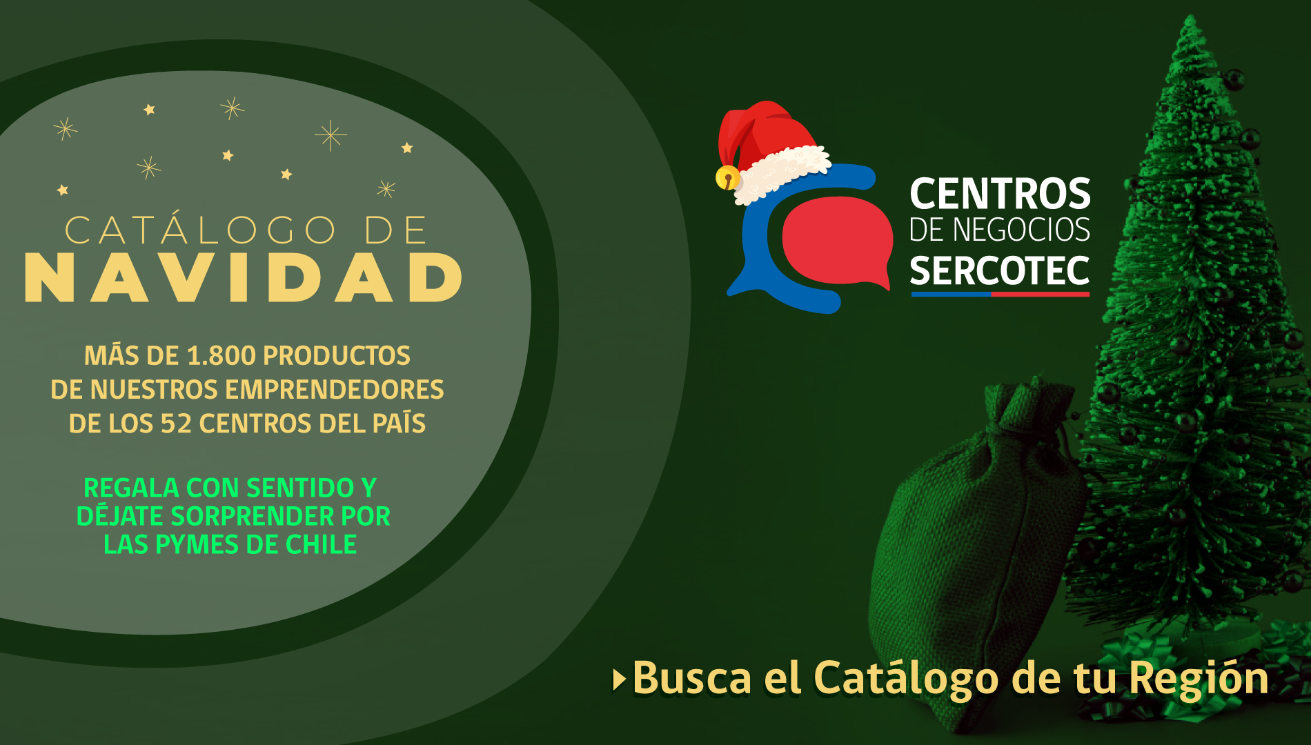 SERCOTEC crea Catálogo de Navidad online para reactivar a las pymes