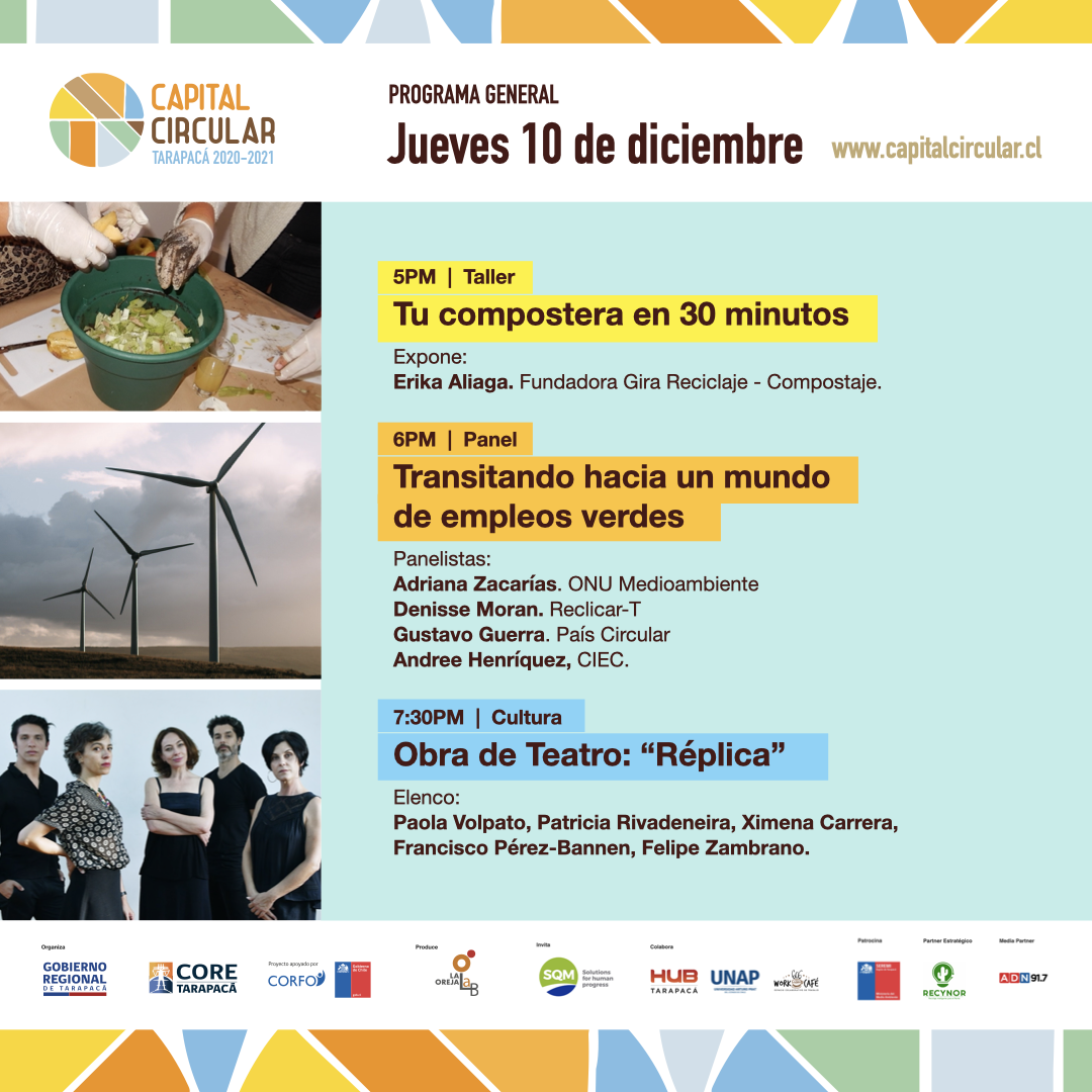 Invitan a participar de Capital Circular Tarapacá 2020-2021 con foco en emprendedores