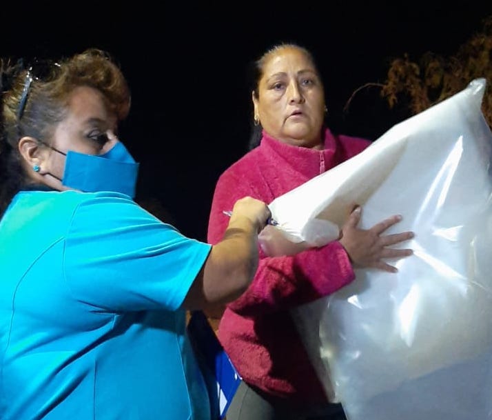 Municipalidad de Pozo Almonte auxilió a vecinos de Parca, Quipisca y Pintados