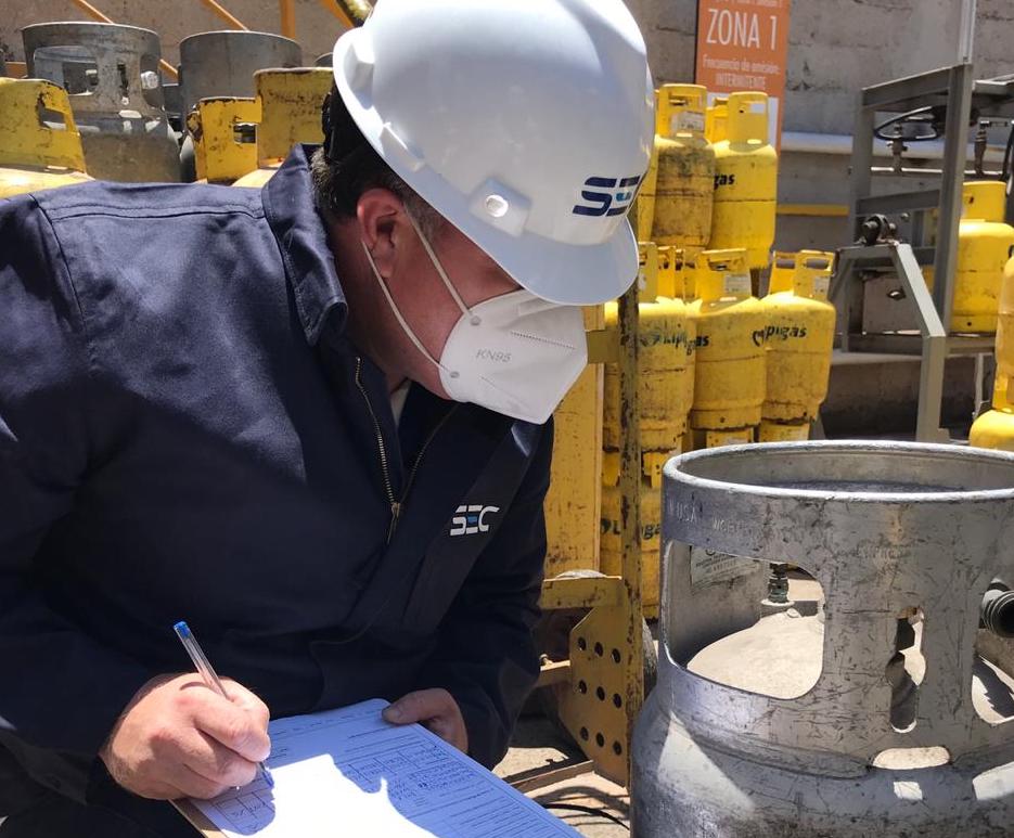 SEC Tarapacá fiscaliza seguridad de cilindros de gas puestos a la venta en la región