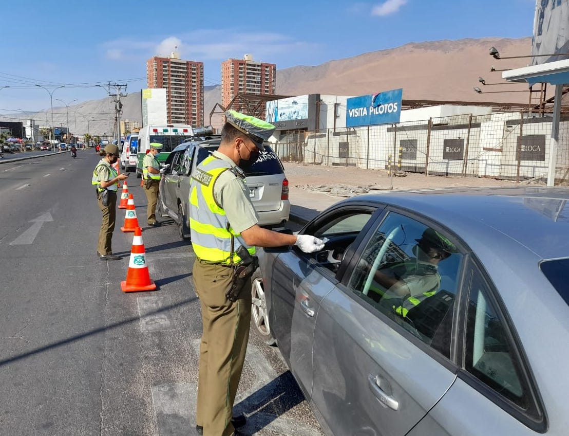 SENDA Tarapacá y Carabineros: 143 controles Tolerancia Cero durante celebraciones de Navidad