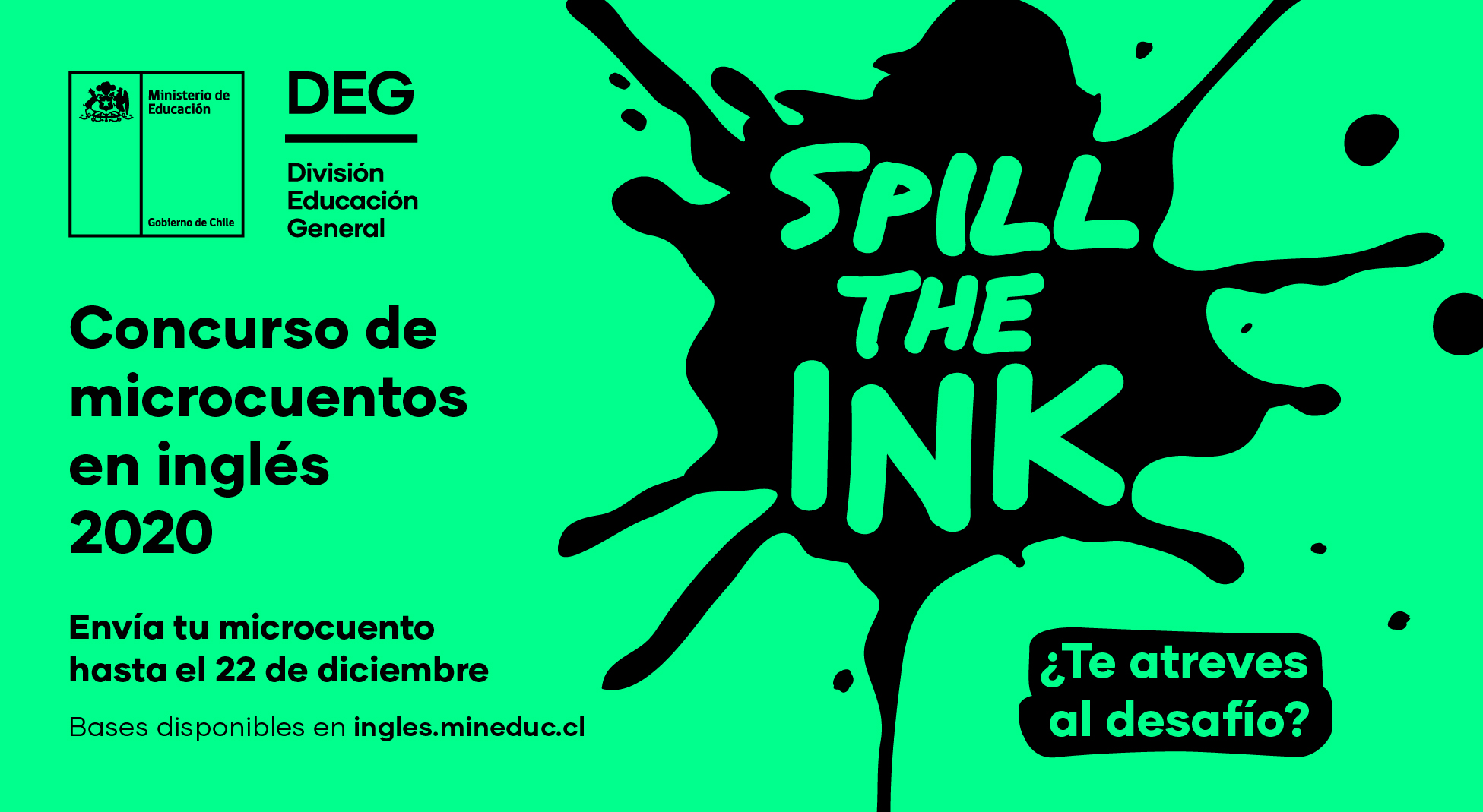 Mineduc invita a estudiantes de Educación Media a escribir microcuentos en inglés
