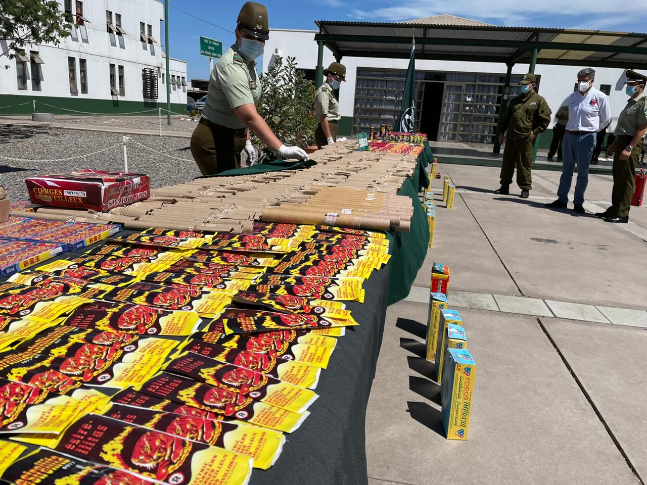 Carabineros incautó en Tarapacá más de 27 mil fuegos artificiales durante 2020