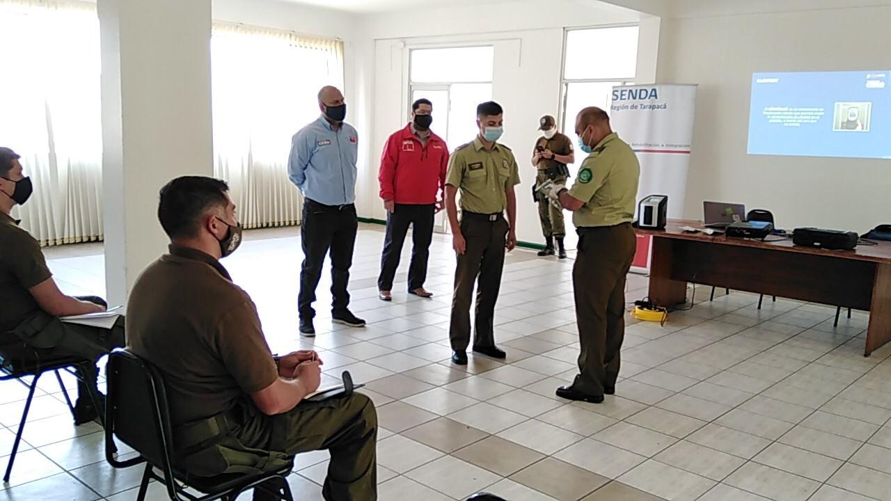 SENDA Tarapacá capacita a Carabineros en el uso del Narcotest