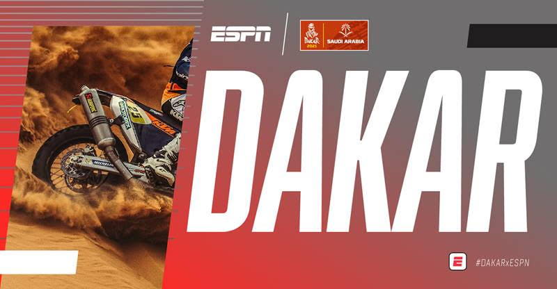 En 2021 la pantalla de ESPN se encenderá al ritmo de los motores y el calor del Dakar en una cobertura más que especial desde Arabia Saudita