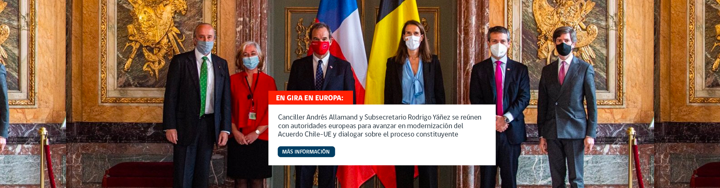 Canciller Andrés Allamand y Subsecretario Rodrigo Yáñez se reúnen con autoridades europeas en Bélgica, Francia y España