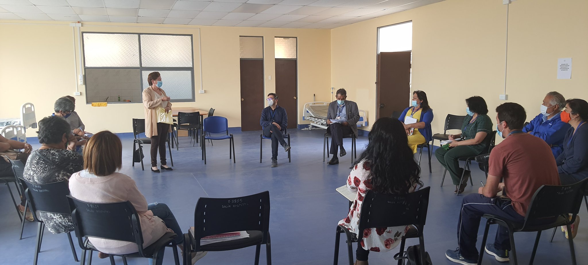 SSA aborda con comunidad mejorías para Hospital “21 de Mayo”