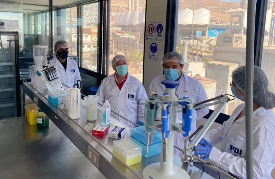 Subsecretario del Interior Francisco Galli visitó el Laboratorio de Criminalística Regional Iquique de la PDI