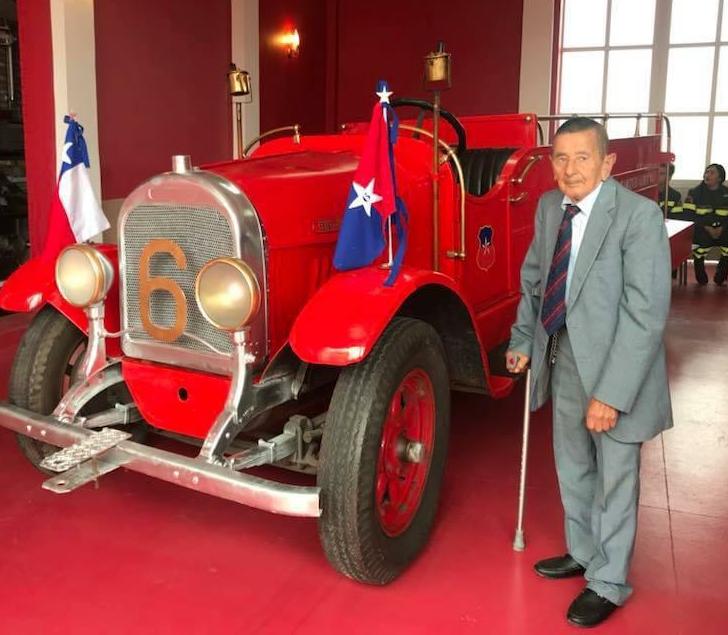 Murió Roberto Romero González, Bombero Insigne de Chile y Capitán Honorario de la Compañía “Sargento Aldea”