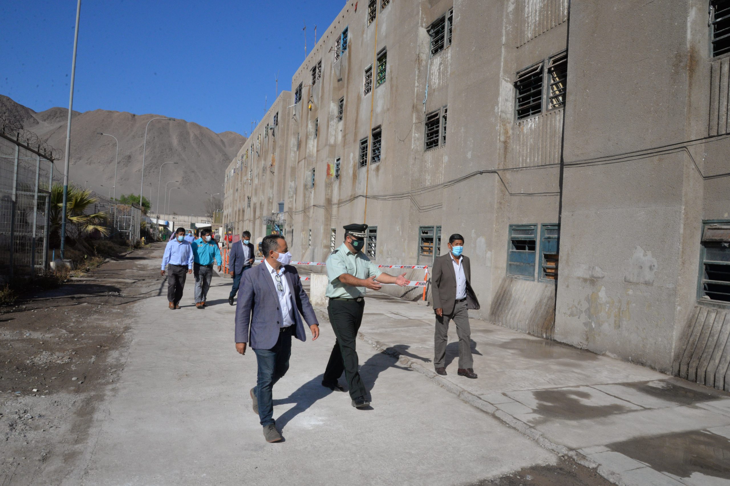 Cores constatan fase terminal de obras en Complejo Penitenciario de Acha