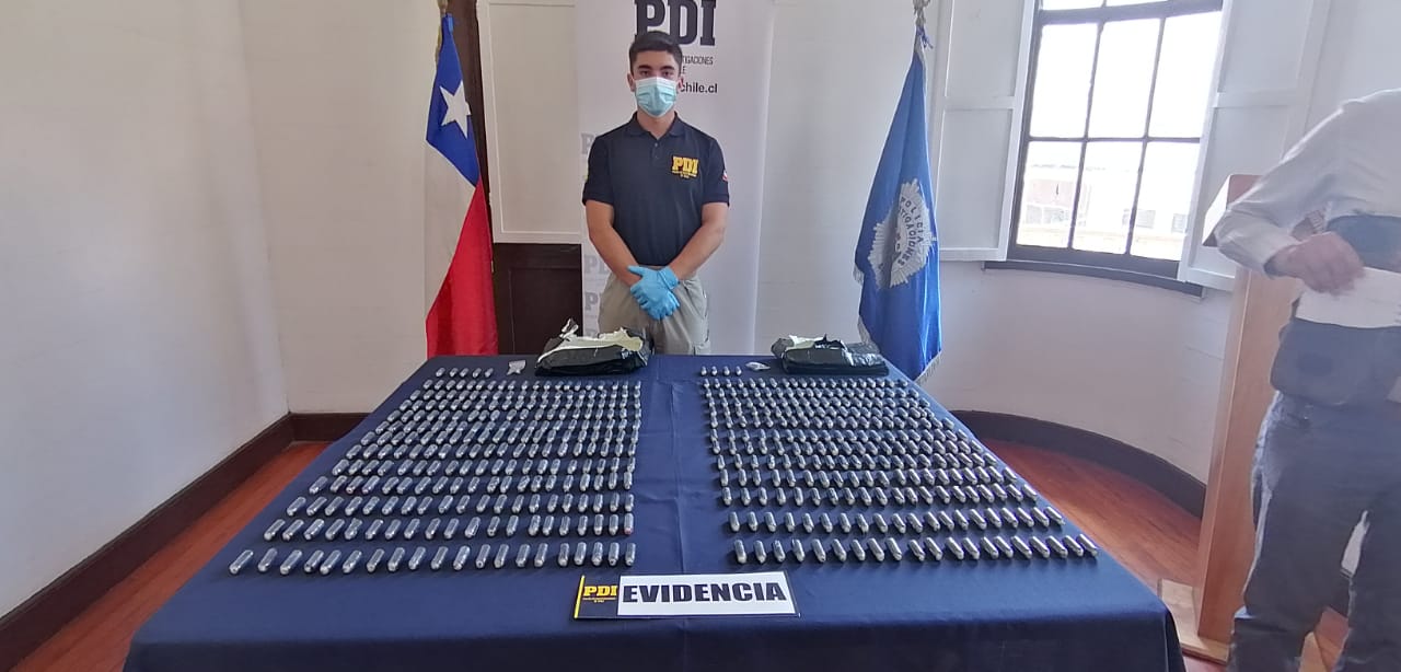 Boliviana llevaba casi seis kilos de cocaína de alta pureza