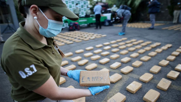 OS-7 de Iquique con Fiscalía del Tamarugal desarticularon 3 bandas narcotraficantes e incautan 614 kilos de droga