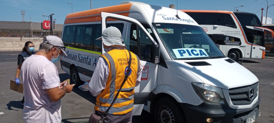 Funcionamiento del transporte público y plan de movilidad durante la cuarentena en Iquique-Alto Hospicio