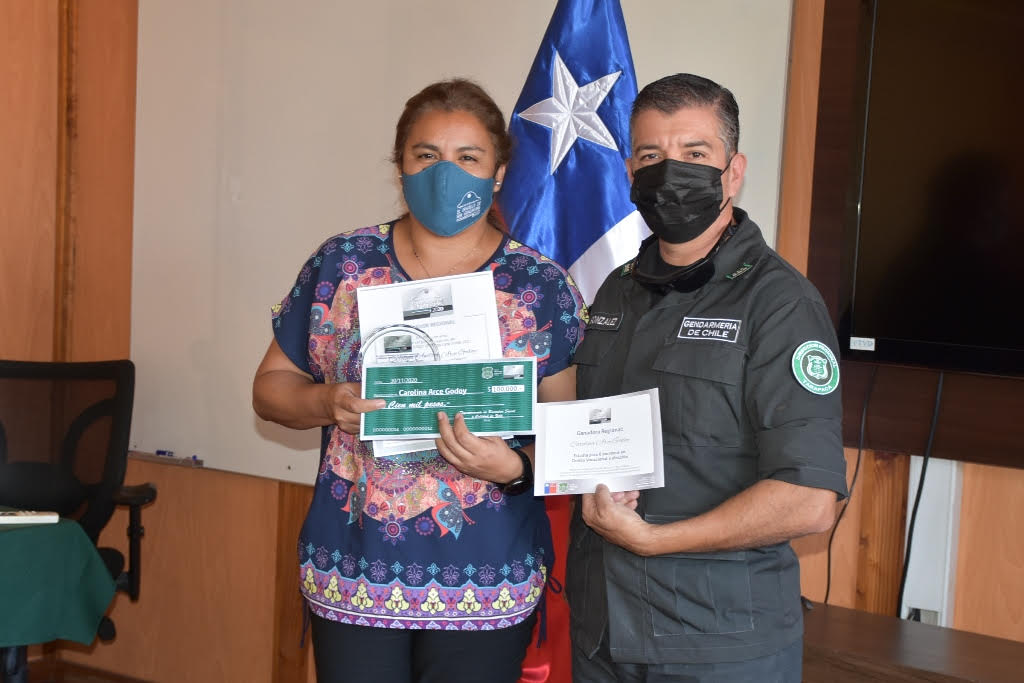Paramédica del policlínico de Gendarmería logró premio el “Orgullo de ser Gendarme”